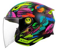 Casco Bambino OF622 FUNNY II JOY Nero Giallo LS2 - UE: L
