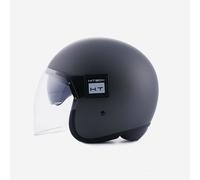 Casco Jet Blauer Pod 06 Monochrome Titanio Opaco L