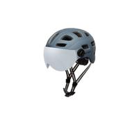 Casco cairn quartz visiera led usb grigio opaco