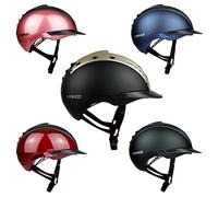 Casco Casco da equitazione MISTRALL-2 Edition nero/nero, struttura L-XL (60-63 cm)