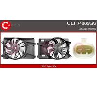 CASCO CEF74089GS Elettroventola Fiat