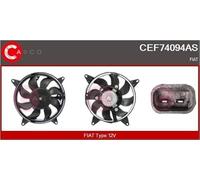 CASCO CEF74094AS Elettromotore, Ventola radiatore