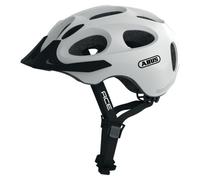 Casco da città ABUS Youn-I ACE - con luce posteriore a LED integrata - Casco da bicicletta per l'uso quotidiano - per uomo e donna Bianco (pearl white) L (56-61 cm )