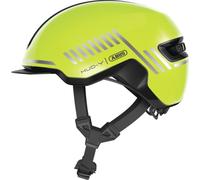 ABUS Casco da bicicletta HUD-Y - con luce posteriore LED magnetica ricaricabile e chiusura magnetica - Casco urbano elegante per l'uso quotidiano - per uomo e donna