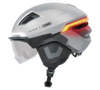 Casco Ciclismo Urban Abus HYP-E BL.ACE Gleam Silver Taglia:M