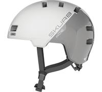 Casco Ciclismo Urban Abus Skurb ACE Silver White Taglia:M