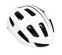 Casco ciclistico adulti elmetto bici regolabile leggero traspirante per la bike su strada per pendolarismo PC EPS schiuma 61 65 cm (Bianco)