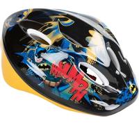 Casco ciclo bambino Batman bici bicicletta 52-56 cm supereroi uomo pipistrello protezione giallo nero
