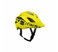 CASCO CICLO bici RAGAZZO/A"X-CREW"GIALLO REGOLABILE DALLA (52-56cm)