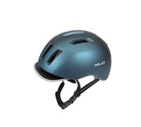 Casco xlc city bh c24 blu metallizzato