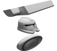 Casco Clone Trooper Fase 2 Star Wars Cosplay Costume Prop Stampato 3D Kit