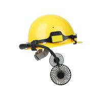 Casco Con Ventola,Casco Antinfortunistico Aerato - Ventola Ricaricabile, Calotta Ergonomica Per Lavori Di Costruzione Industriale E Fai Da Te