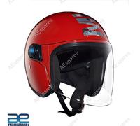 Casco Con Visiera Aperta Stampato Camo Per Piloti Royal Enfield AEs