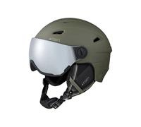 Cairn - Casco da sci/snowboard con visiera - Electron Visor Mat Khaki - Taglia 61-62 cm - Kaki