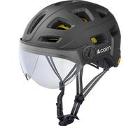 Casco con visiera Cairn Quartz Led USB Mips® Noir M (52/58 cm)