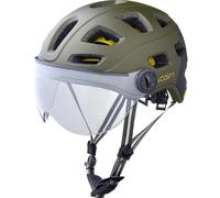 Cairn quartz visor led usb mips khaki urban helmet