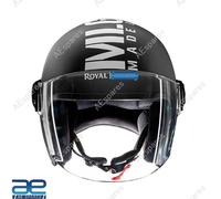 Casco Con Visiera Lunga MLG Copter Per Piloti Royal Enfield