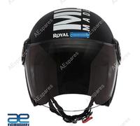 Casco Con Visiera Lunga MLG Copter Per Piloti Royal Enfield