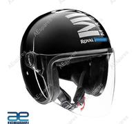 Casco Con Visiera Lunga MLG Copter Per Piloti Royal Enfield AEs