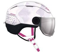 Rossignol Casco da sci per bambini Whoopee Visor Impacts bianco (52-55 cm (S-M))