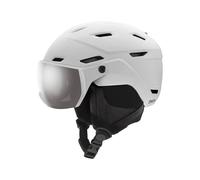 Smith - Caschi sci uomo - Survey Eu Matte White Chormapop Sun Platinum Mirror - Bianco Bianco 51-55 cm