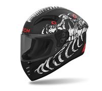 Casco Integrale Airoh Connor CNM35 Myth Nero Rosso Opaco S