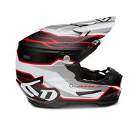 §Casco Cross 6D ATR-2 Phase Bianco-Rosso§