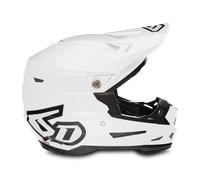Casco Cross 6D ATR-2 Solid Bianco Lucido M Bianco