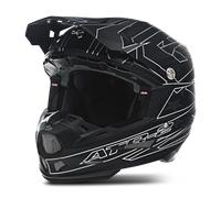 Casco Cross 6D ATR-2 Super NeroS Nero