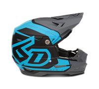 §Casco Cross 6D ATR-2 Torque Grigio Ciano Opaco§