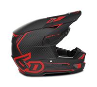 Casco Cross 6D ATR-3 Nova Rosso Opaco XS Rosso