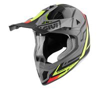 Casco Cross Givi 70.1 F Logic Grigio Giallo Nero L