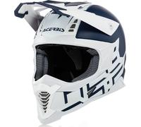 Casco cross Acerbis IMPACT X-RACER VTR in fibra Bianco Blu XL
