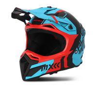Acerbis Profile 5, casco da motocross S male Opaco Rosso/Blu Fluo/Nero