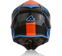 Casco cross Acerbis STEEL CARBON in fibra Arancio Blu