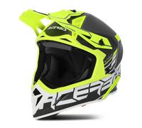 Acerbis Steel Carbon 2023 Casco Motocross, nero-giallo, taglia S