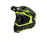 Casco cross Acerbis X-Track 2206 in fibra Nero Giallo Fluo
