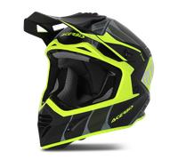 Acerbis X-Track 2023 Casco da motocross, nero-giallo, taglia S