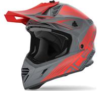 Casco cross Acerbis X-TRACK VTR in fibra Grigio Rosso