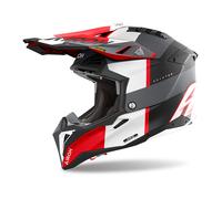 Casco Off-Road Airoh AVIATOR 3 MONARCH Grey/Red Matt Taglia:M