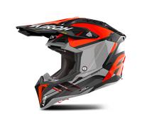 Airoh Aviator 3 Saber, casco a croce M male Nero/Arancione/Grigio