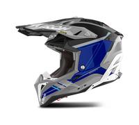 Casco Cross Airoh Aviator 3 Saber Lucido Blu lucidoL Blu lucido
