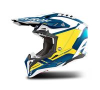 Casco Cross Airoh Aviator 3 Saber Lucido Blu OpacoM Blu Opaco