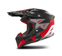 Airoh Aviator 3 Spin Casco Motocross, rosso, taglia S per maschi