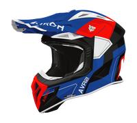 Casco Off-Road Airoh AVIATOR ACE 2 SHIELD Blue/Red Gloss