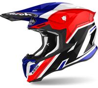 Casco Cross Airoh Twist 2.0 Shaken Blue Gloss XS