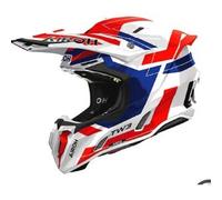 Casco Cross Airoh Twist 2 Dynasty Blu Rosso Lucido M