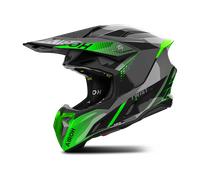 Airoh Twist 3 Shard, casco a croce M male Nero/Grigio/Verde Fluo