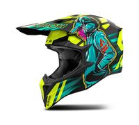 Casco Off-Road Airoh WRAAAP CYBER Yellow Matt Taglia:XL