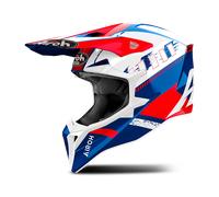 Casco Off-Road Airoh WRAAAP FEEL Blue/Red Gloss Taglia:XXL